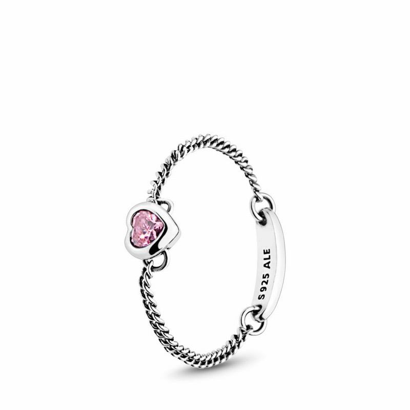 Pandora Spirited Heart Stackable Ring Silver Egypt XM8537201